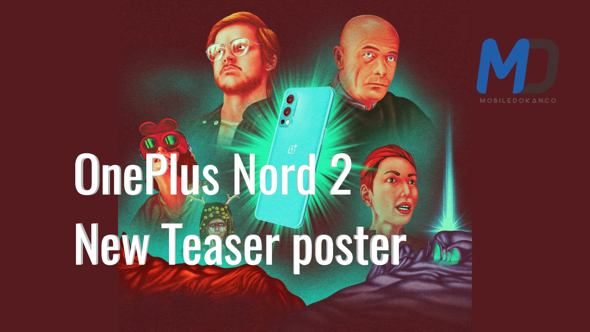 OnePlus Nord 2 poses in a new teaser poster