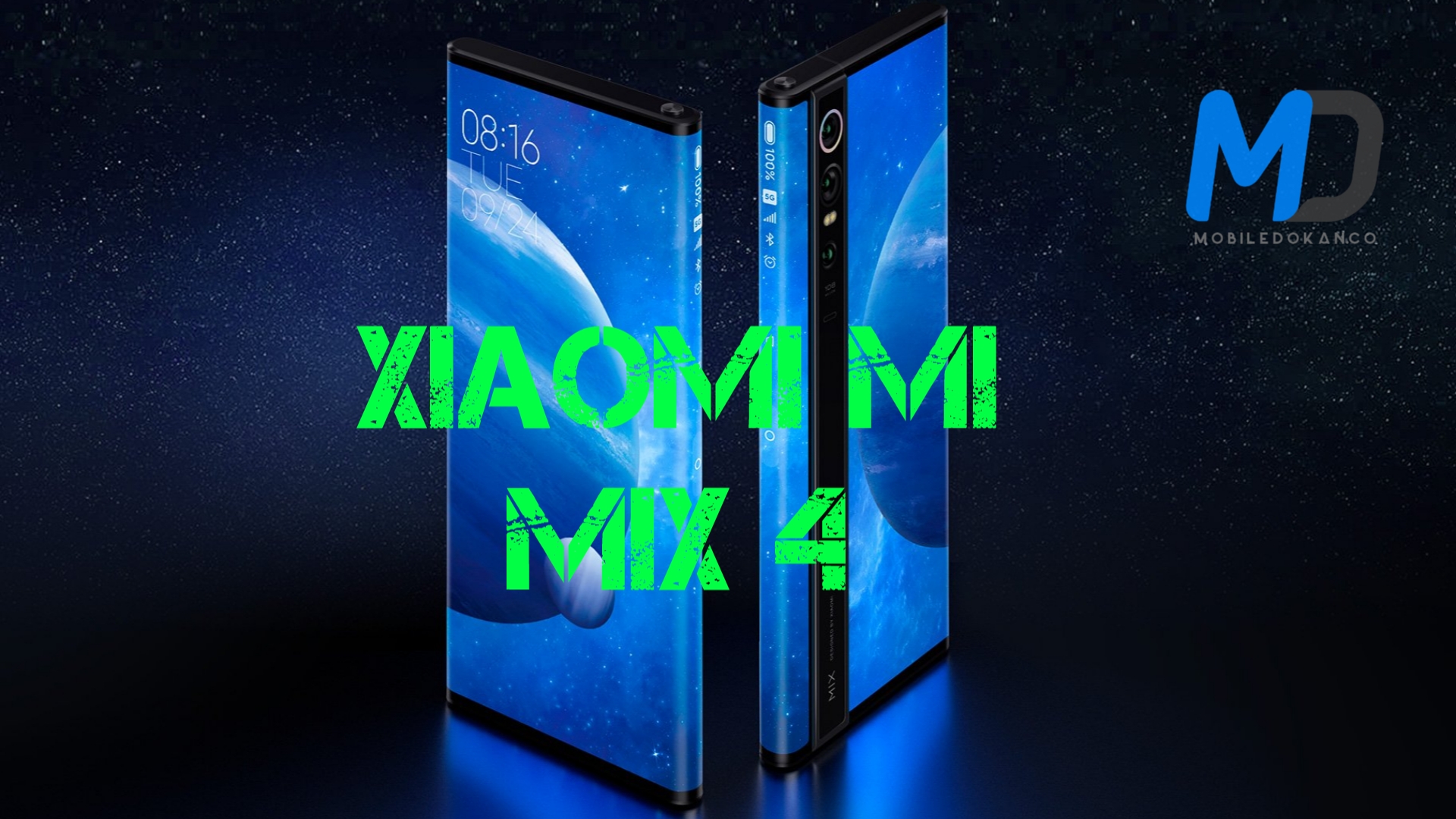 Xiaomi Mi MIX 4 with an invisible in-display selfie camera