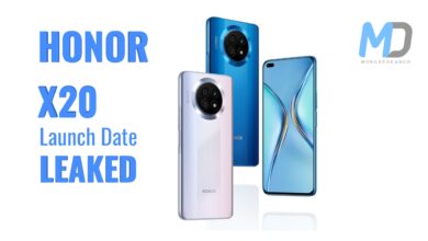 Honor X20 confirmed launch date, key specs and design leaked