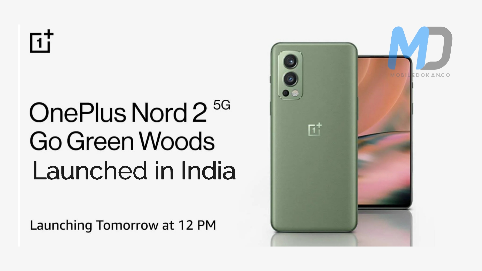 OnePlus Nord 2 comes with Go Green Woods color variant