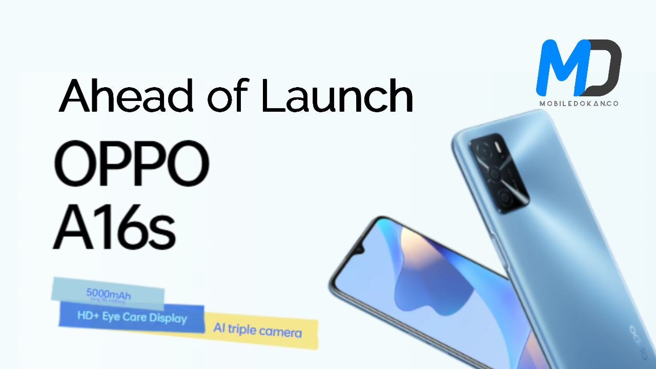 Oppo A16s launched with triple cameras, 5,000mAh battery