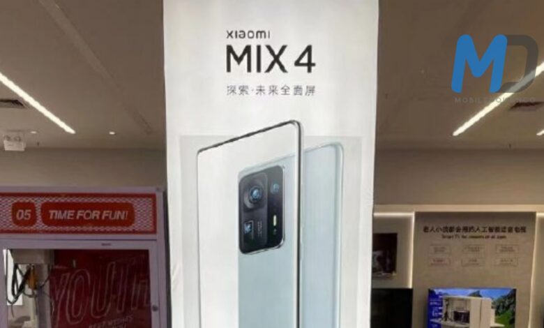 Xiaomi Mi MIX 4 design leaked through promotional poster