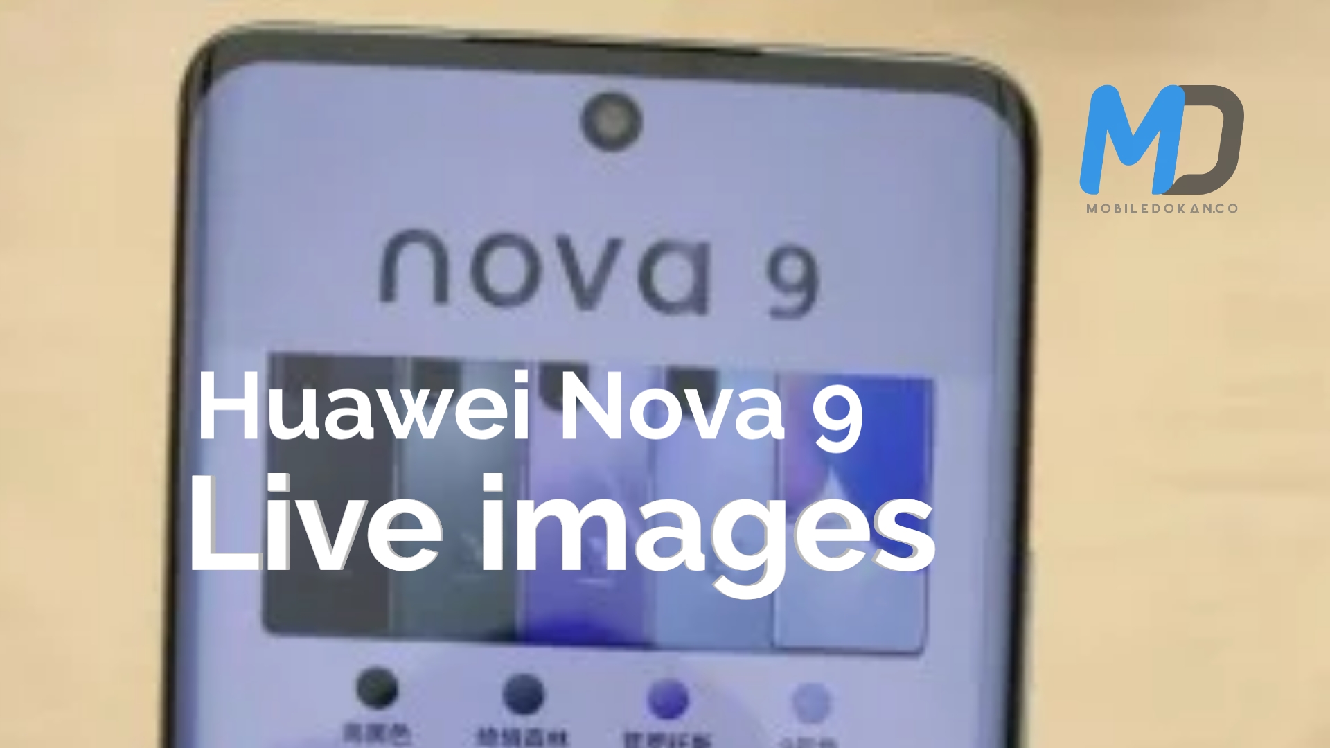 Huawei Nova 9 series live images