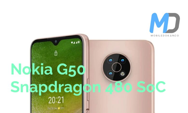 Nokia G50 with Snapdragon 480 SoC appears on GeekBench