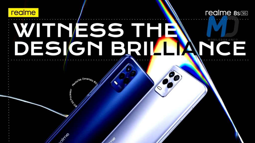 Realme 8s 5G design leaked
