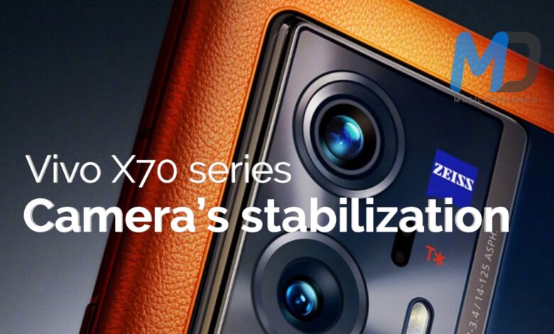 Vivo X70 series published highlights the camera’s stabilization