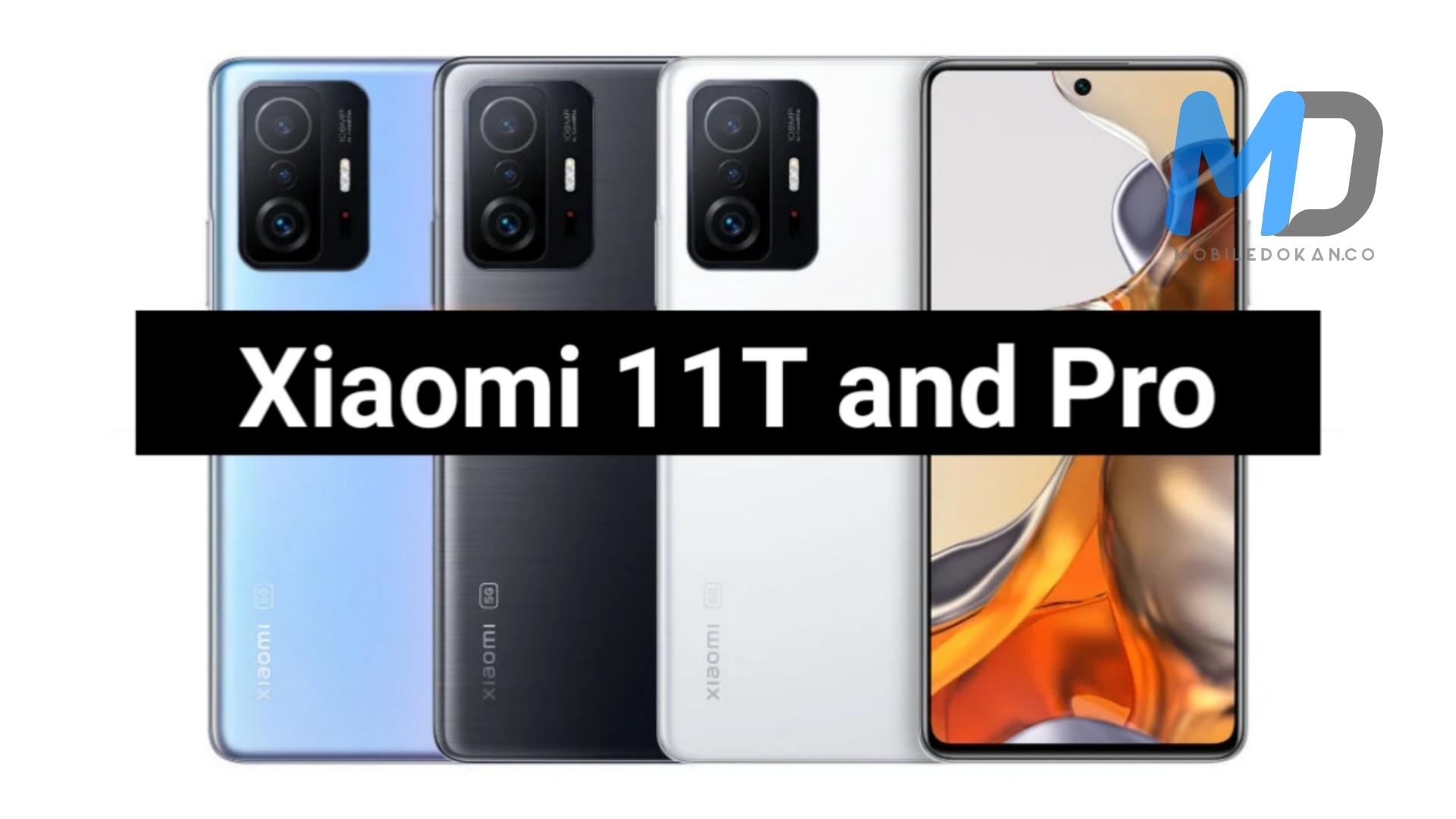 Xiaomi 11T and It's Pro leaked design, color variants