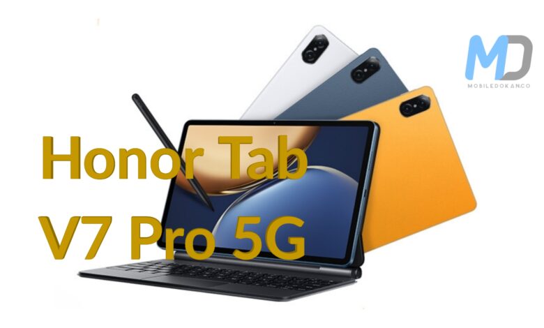 Honor Tab V7 Pro 5G with 6GB RAM and 128GB storage