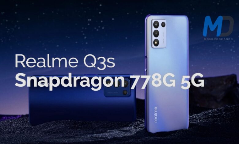 Realme Q3s launched Snapdragon 778G 5G with a 144Hz display