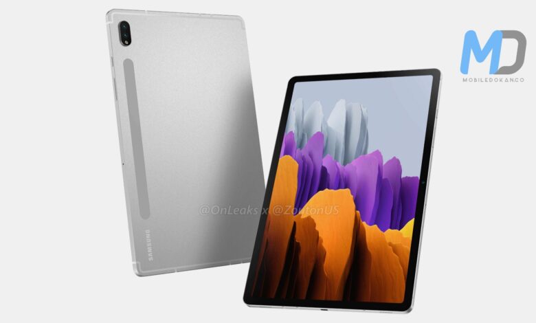 Samsung Galaxy Tab S8 Key Specs, design leaked via renders