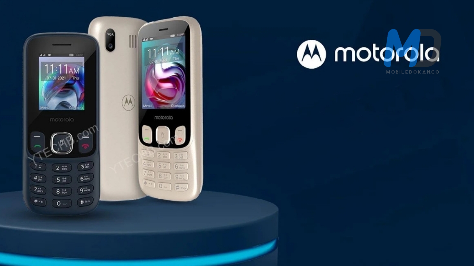 Motorola wanted to launch three new feature phones