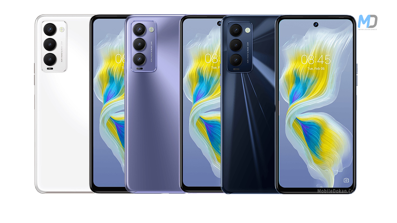 Tecno Camon 18T color variants