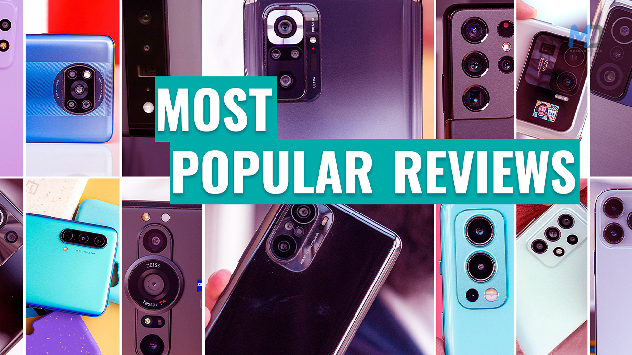 Top 10 most popular phone reviews of 2021