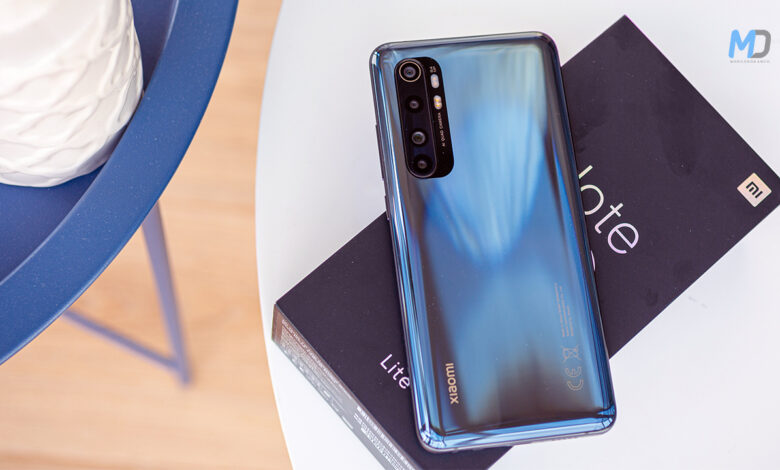 Xiaomi Mi Note 10 Lite is now receiving the update to MIUI 12.5 Enhanced edition