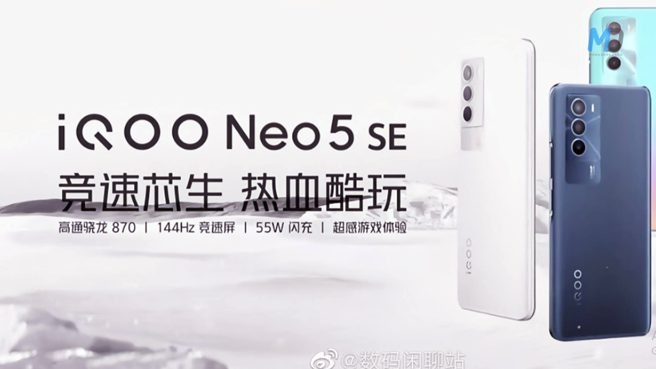 iQOO Neo5 SE is tipped to offer a 144Hz display