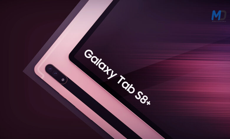 Samsung Galaxy Tab S8+ key specifications renders emerge