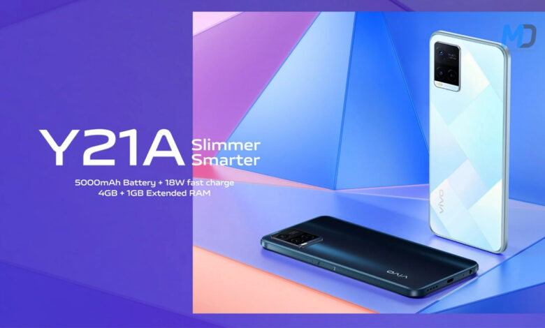 Vivo Y21A launched officially with Helio P22 SoC and 5,000 mAh b