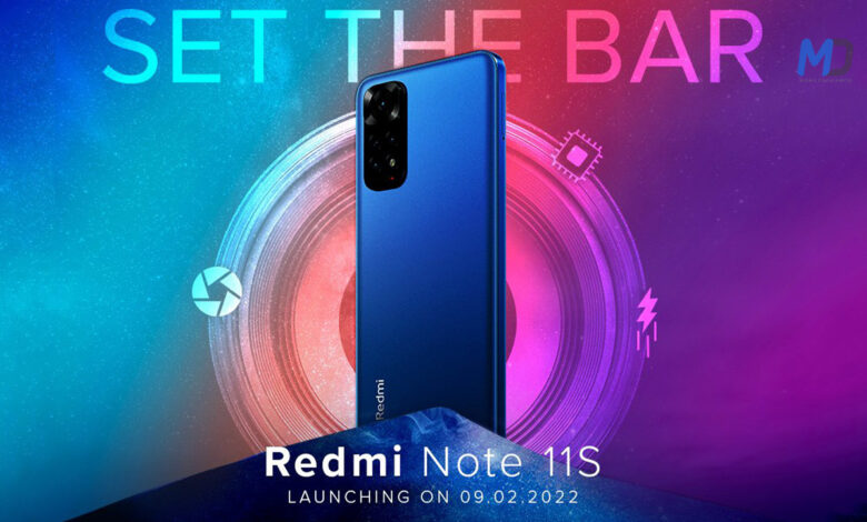Xiaomi Redmi Note 11S coming on February 9