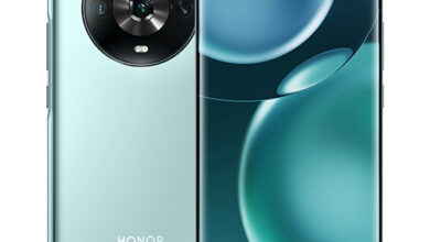 Honor Magic4 Cyan