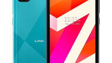 Lava Z1s Cyan