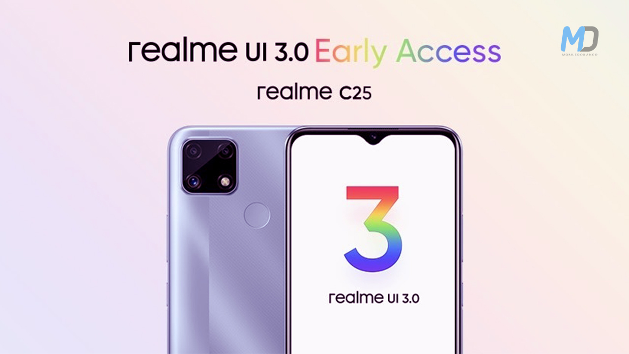 Realme C25 gets Android 12-based Realme UI 3.0 beta