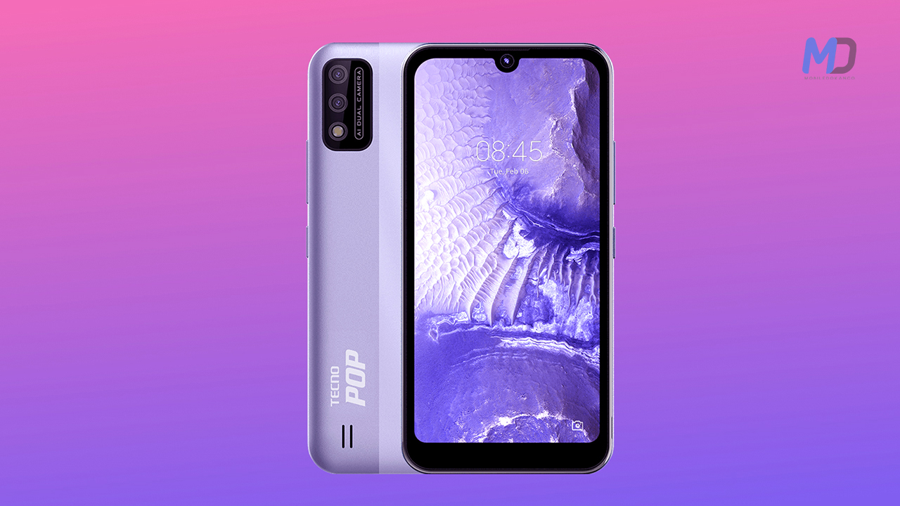 Tecno Pop 5S leaks official with 5.7" LCD and Android 10 Go
