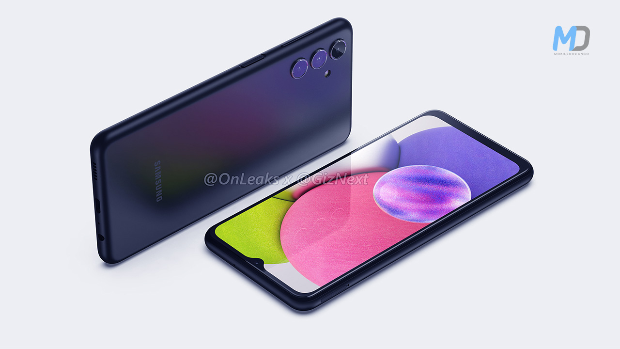 Samsung Galaxy A04s renders just show recently a tweaked design