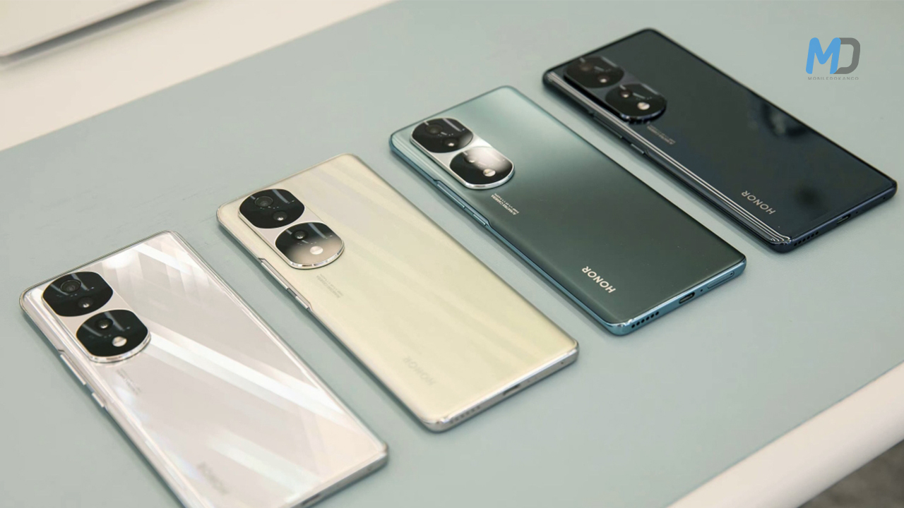 Honor 70 and 70 Pro leaked live images