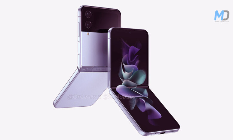 Samsung Galaxy Z Flip4's design revealed in leaked renders