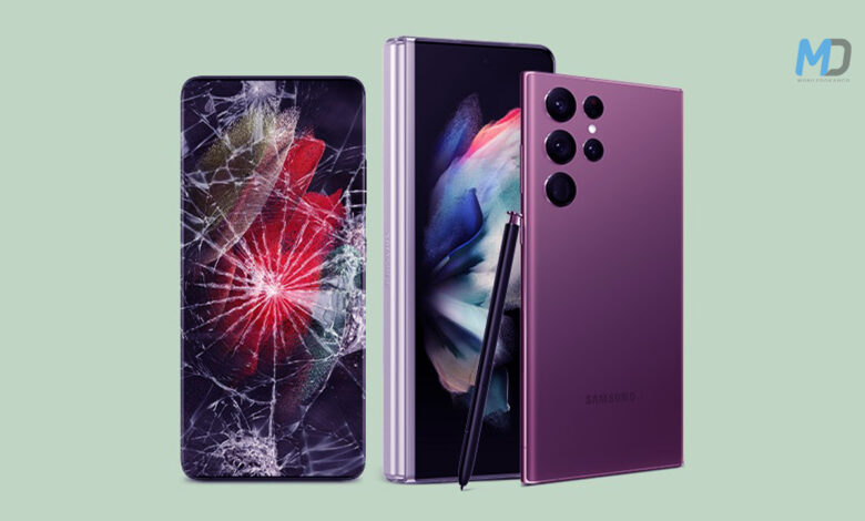 Samsung phones with cracked screens pay out as well as those in good condition
