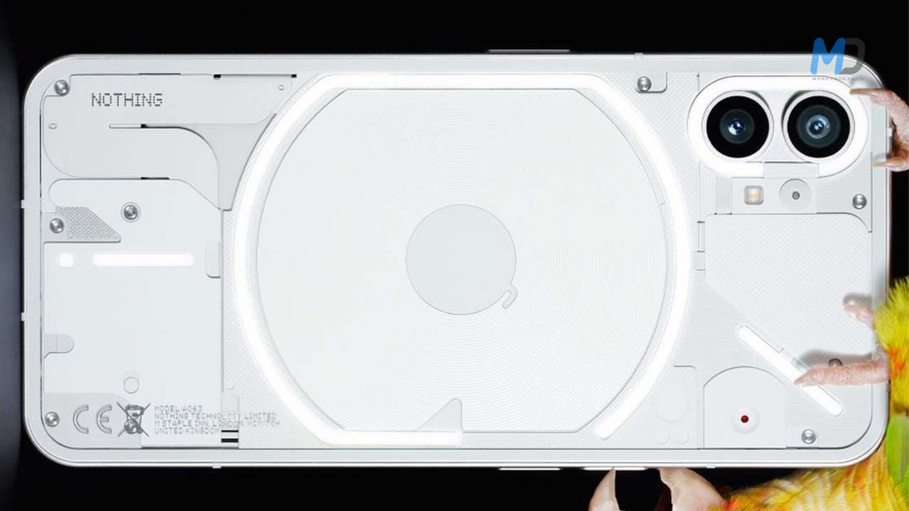Nothing phone (1) design revealed 1