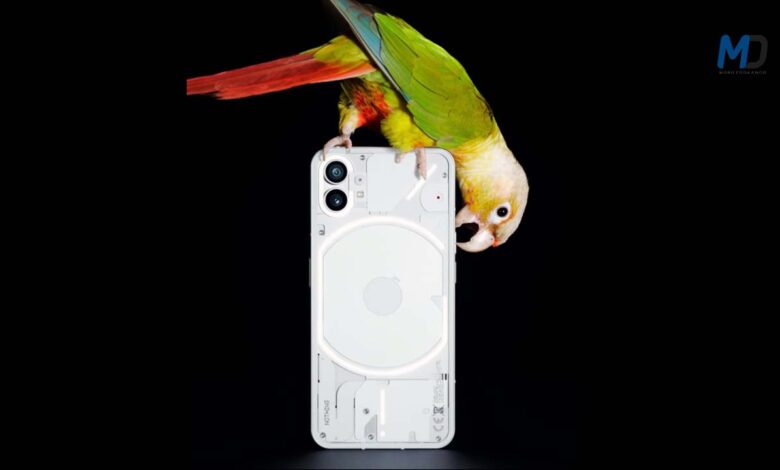 Nothing phone (1) design revealed