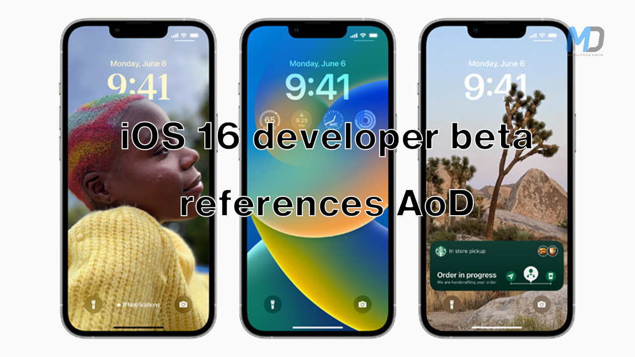 iOS 16 developer beta references AoD functionality