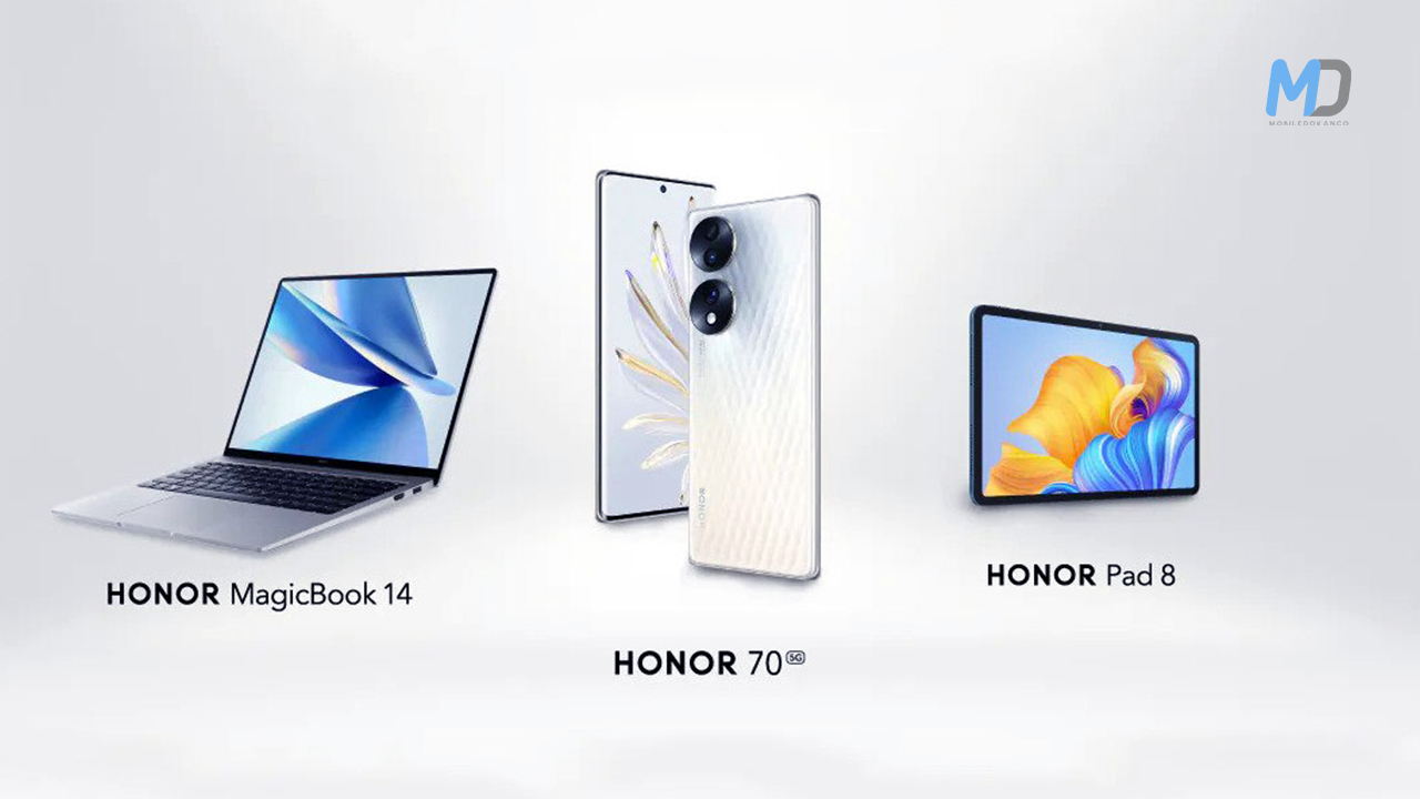 Honor 70 makes its international debut alongside Pad 8 and Magic