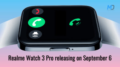 Realme Watch 3 Pro releasing on September 6