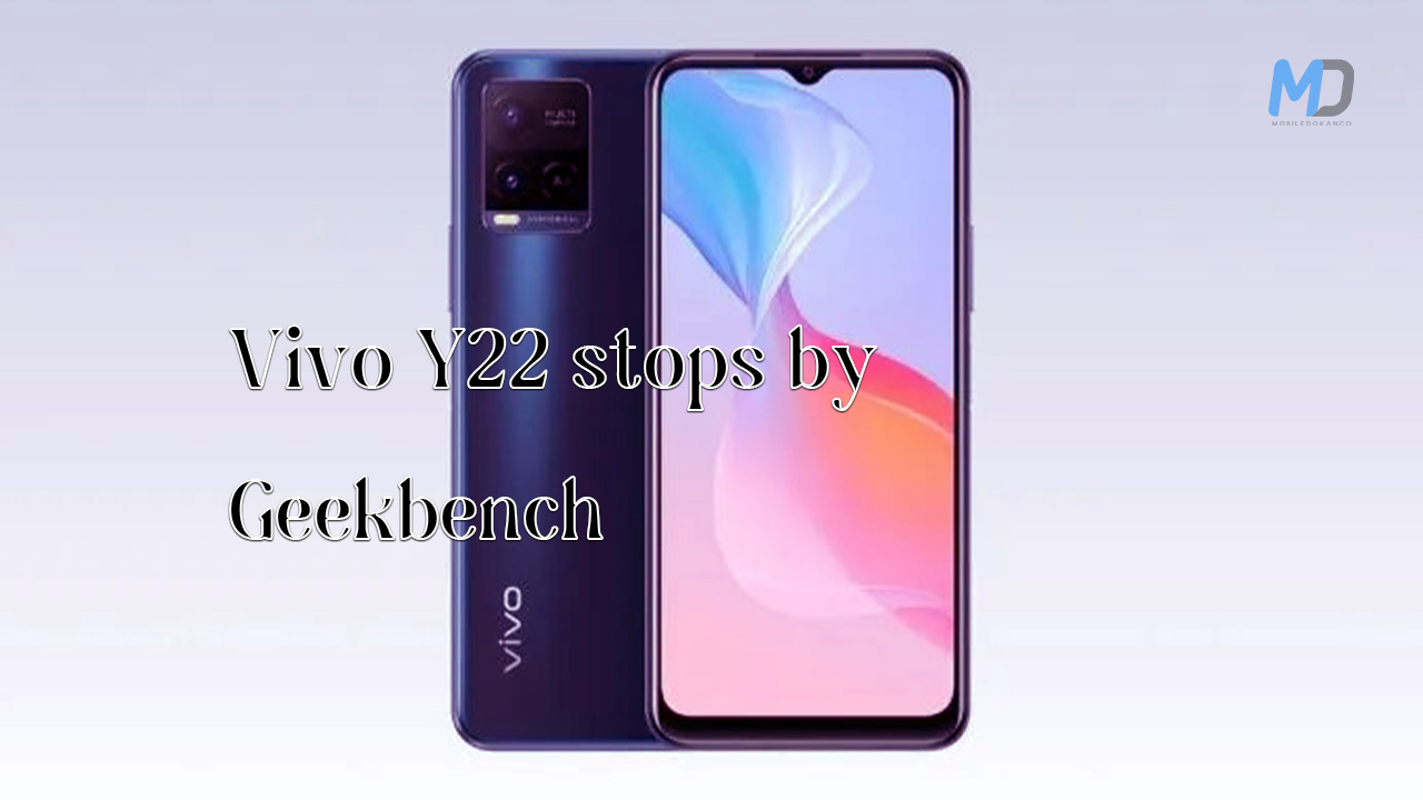 Vivo Y22 stops by Geekbench ahead of its official launch