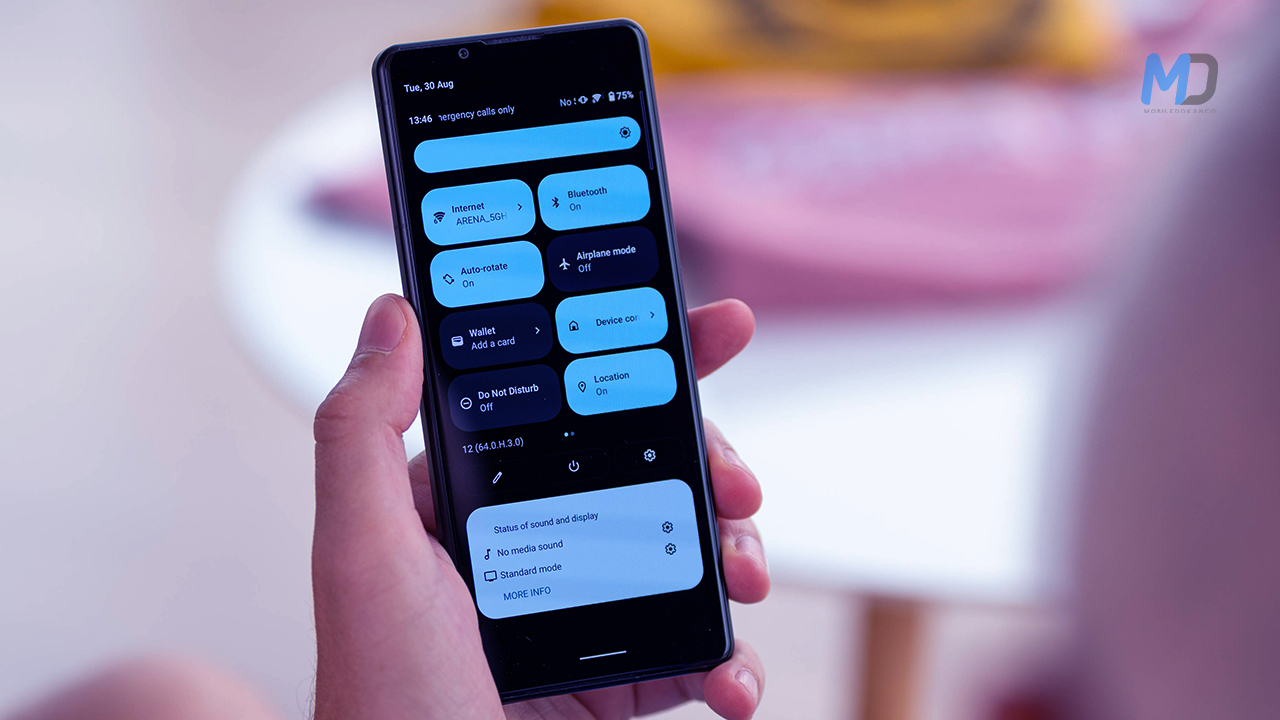 Android 12 with Xperia UI