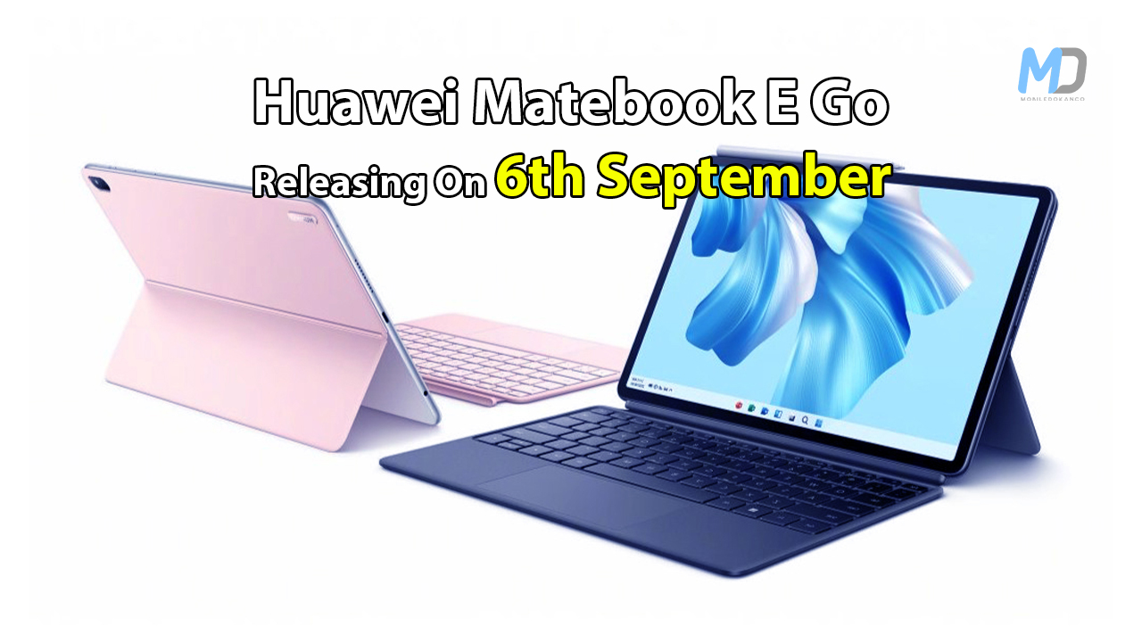 Huawei Matebook E Go coming with new features on September 6