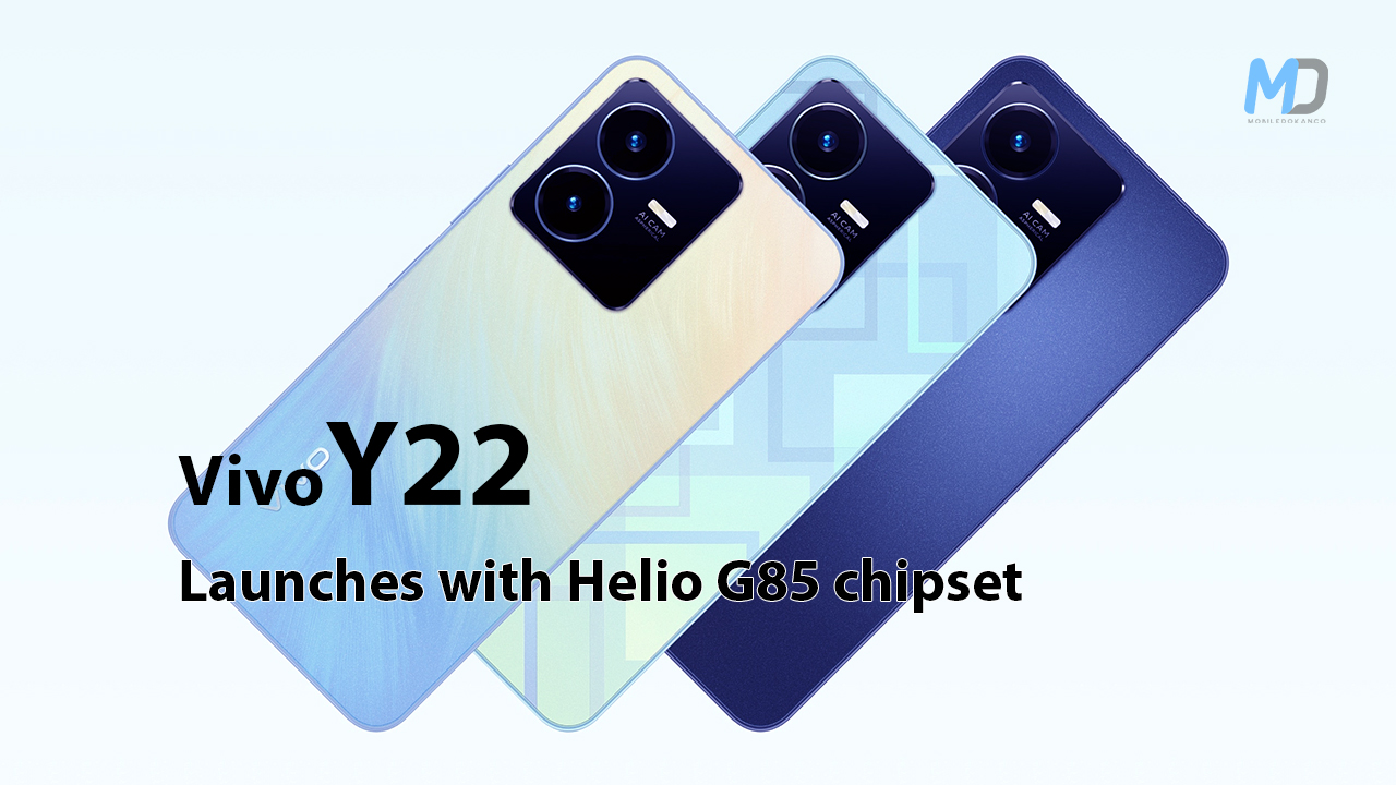 Vivo Y22 launches with Helio G85 chipset which was two year old