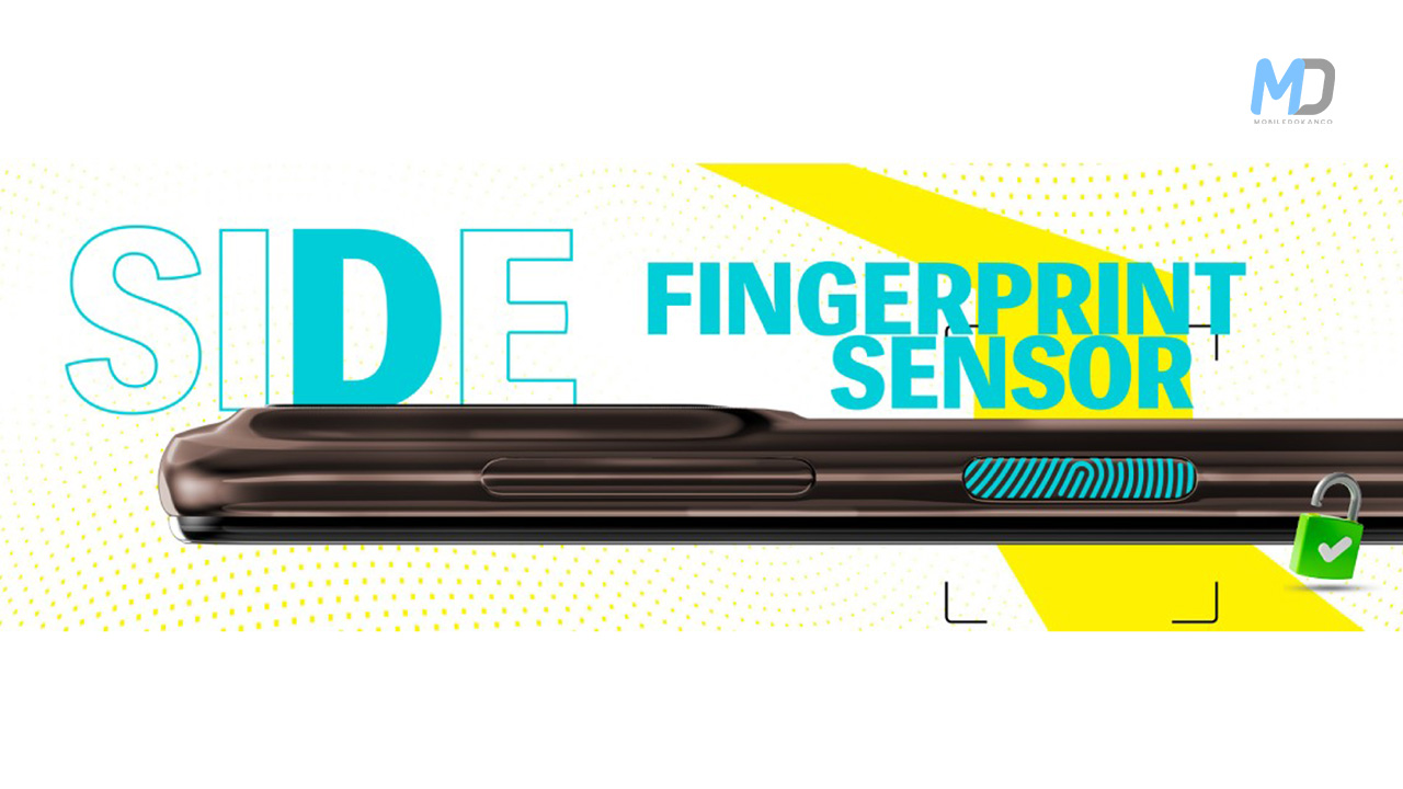 Lava Yuva Pro side fingerprint