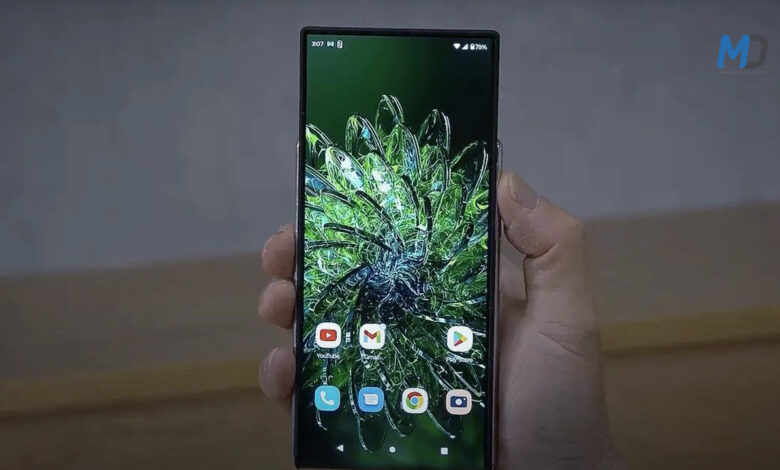 Motorola rollable phone concept demoed at Lenovo Tech World 2022
