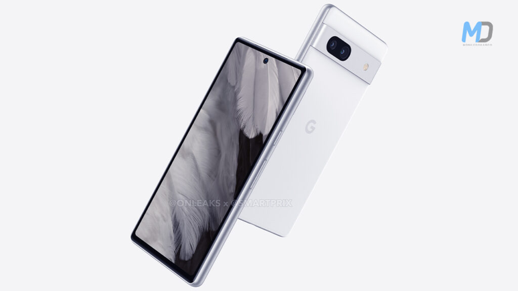 Google Pixel 7a leaked renders showcase a Pixel 7-like design im