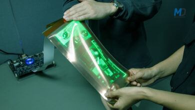 LG Display shows off a 12" display that can stretch to 14" featu