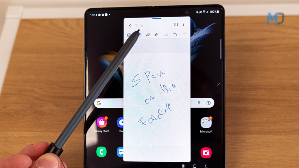 Samsung's future foldable smartphones come with an S Pen slot im