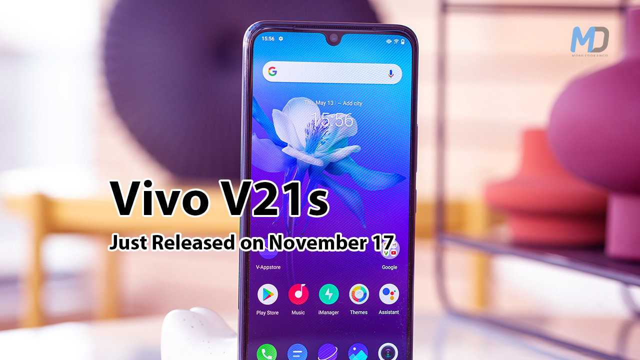 Vivo V21s was released end of this year on November 17