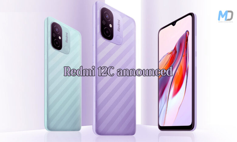 Redmi 12C was announced with a 50MP main camera and Helio G85 So