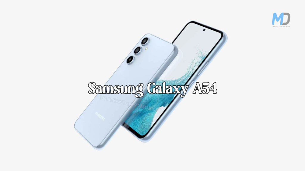 Samsung Galaxy A54 renders leak the colors