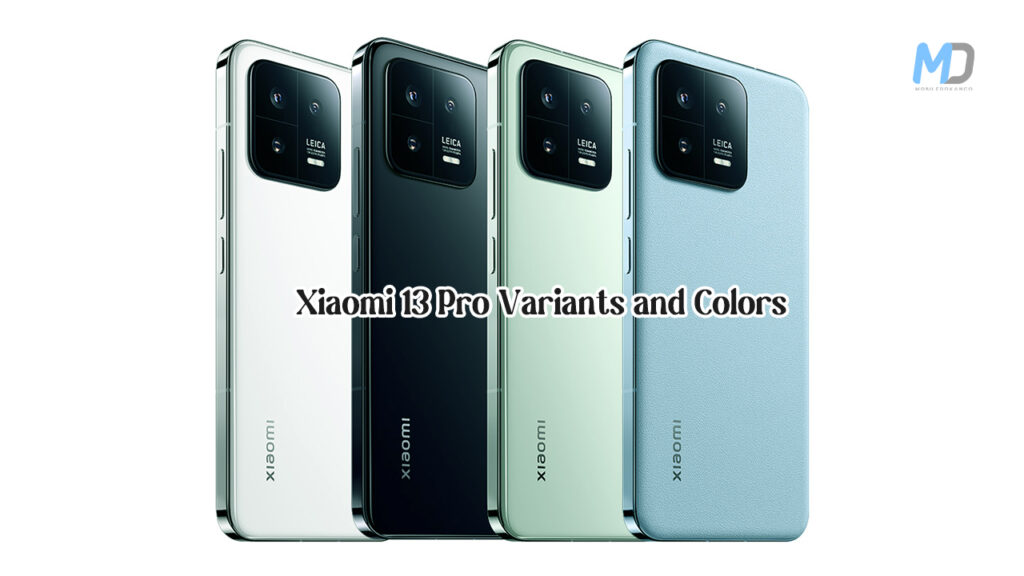 Xiaomi 13 Pro Variants and Colors