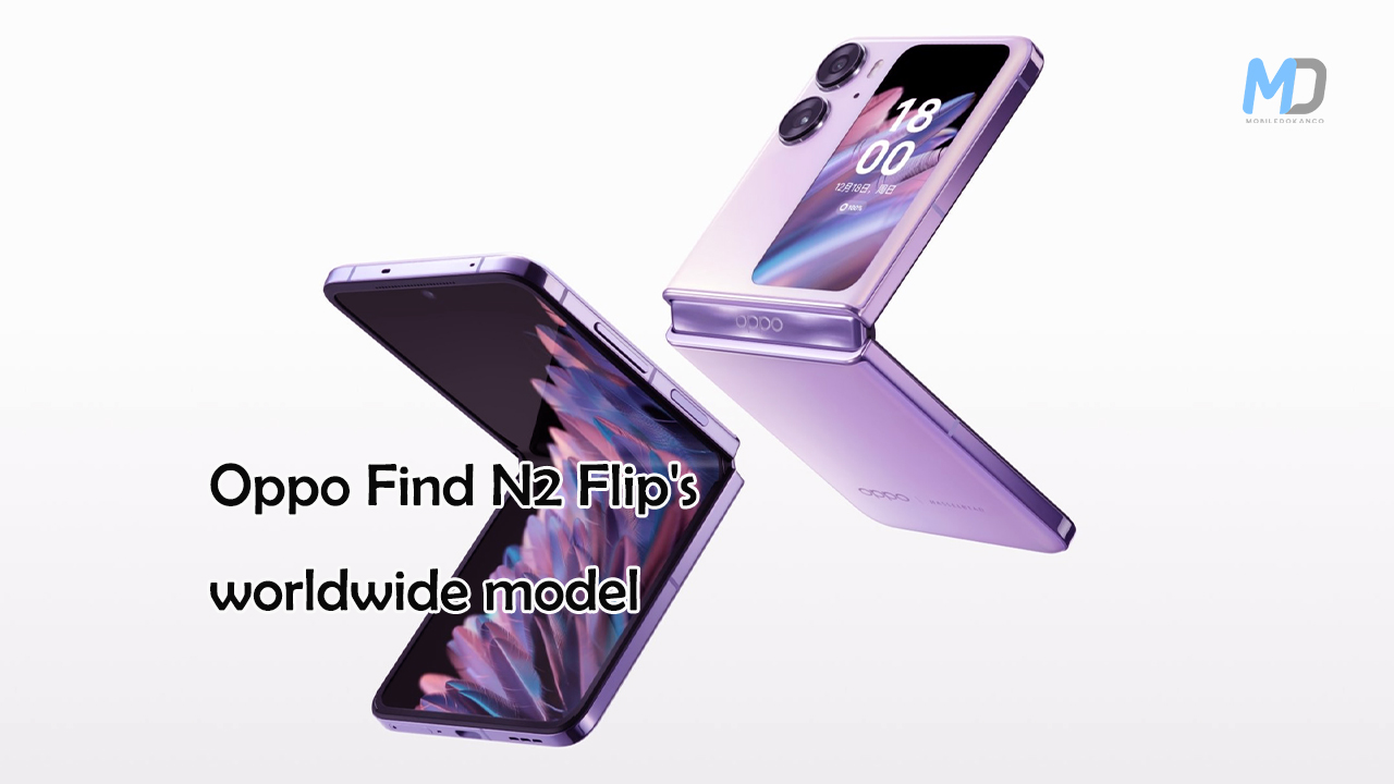 Geekbench lists Oppo Find N2 Flip's worldwide model