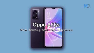 Oppo A56s has been released with typical features and design